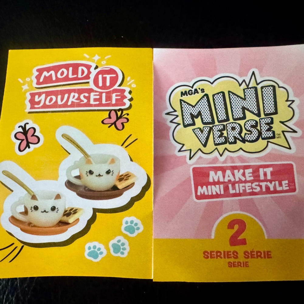 Calico Kitty Tea Cups Miniverse make it mini lifestyle series 2